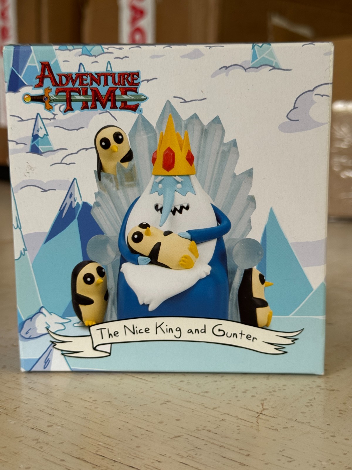 ADVENTURE TIME – THE NICE KING AND GUNTER – 2017 LOOT CRATE EXCLUSIVE FIGURE NEW