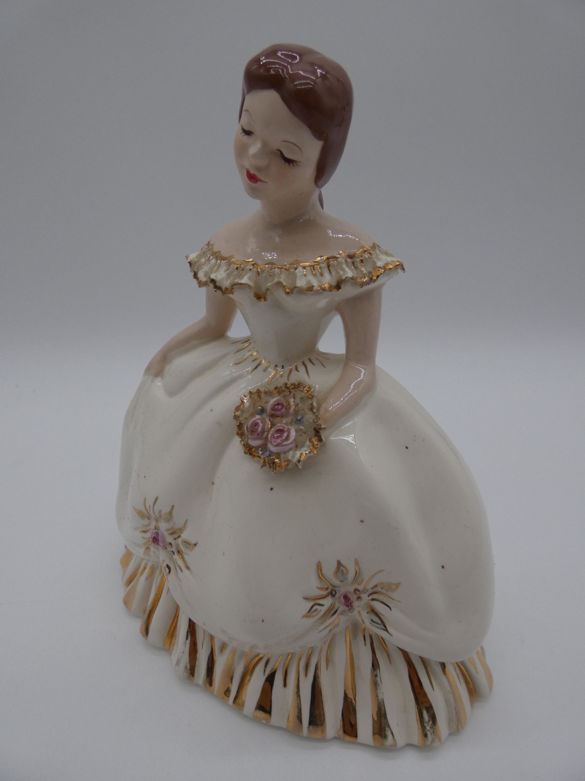 Vintage Florence Ceramics Pasadena Calif Lady Figurine