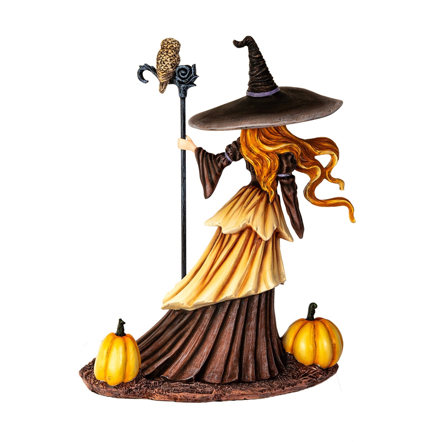 PT Amy Brown Witches Owl Spell Witch Figurine