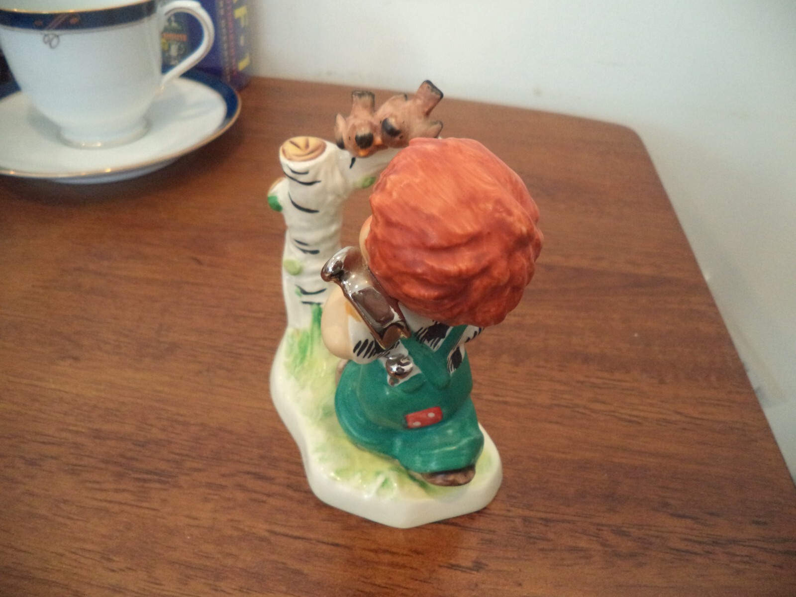 Vintage Goebel W. Germany 1957 Boy with Silver Hammer Hand Painted 4.50″ X 3.75″