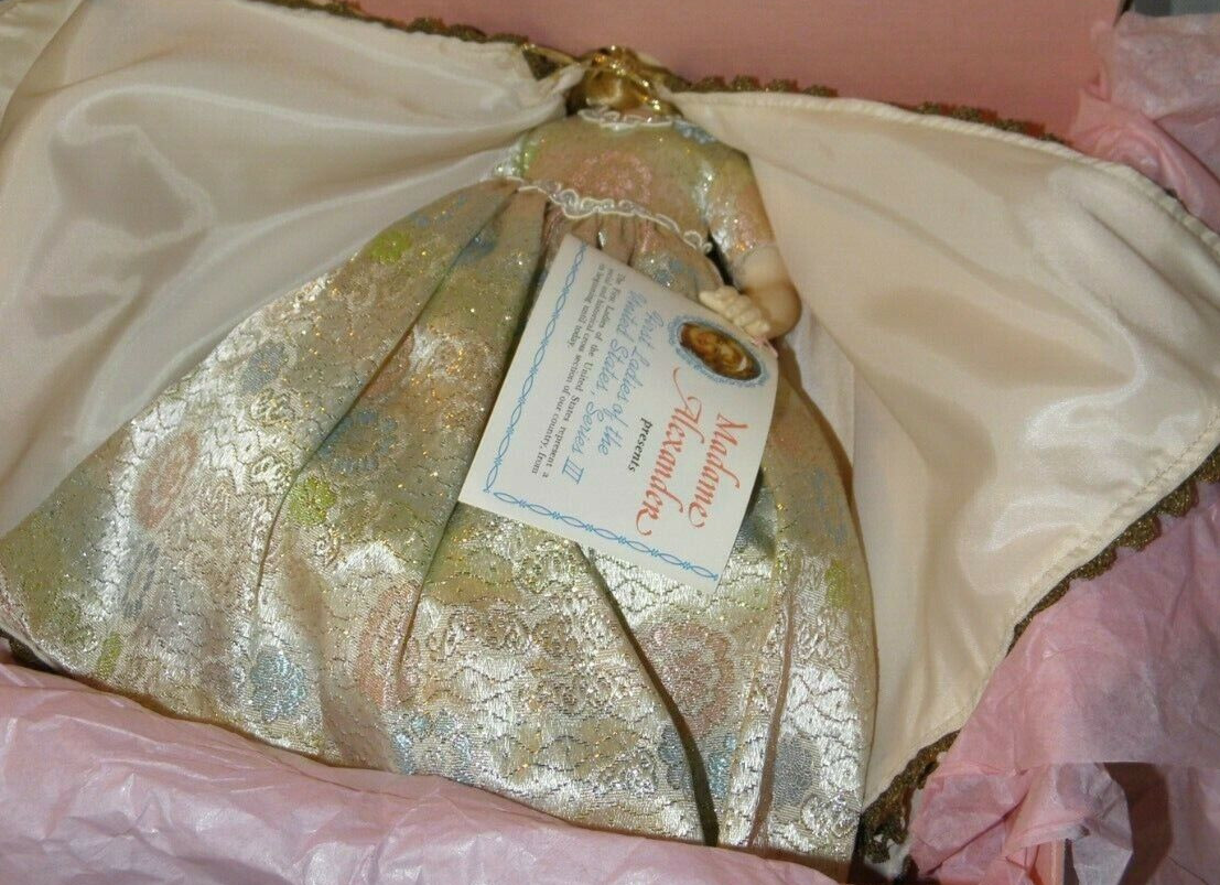 Vintage MADAME ALEXANDER FIRST LADY SERIES~MARTHA JOHNSON PATTERSON NEW/ OLD STK