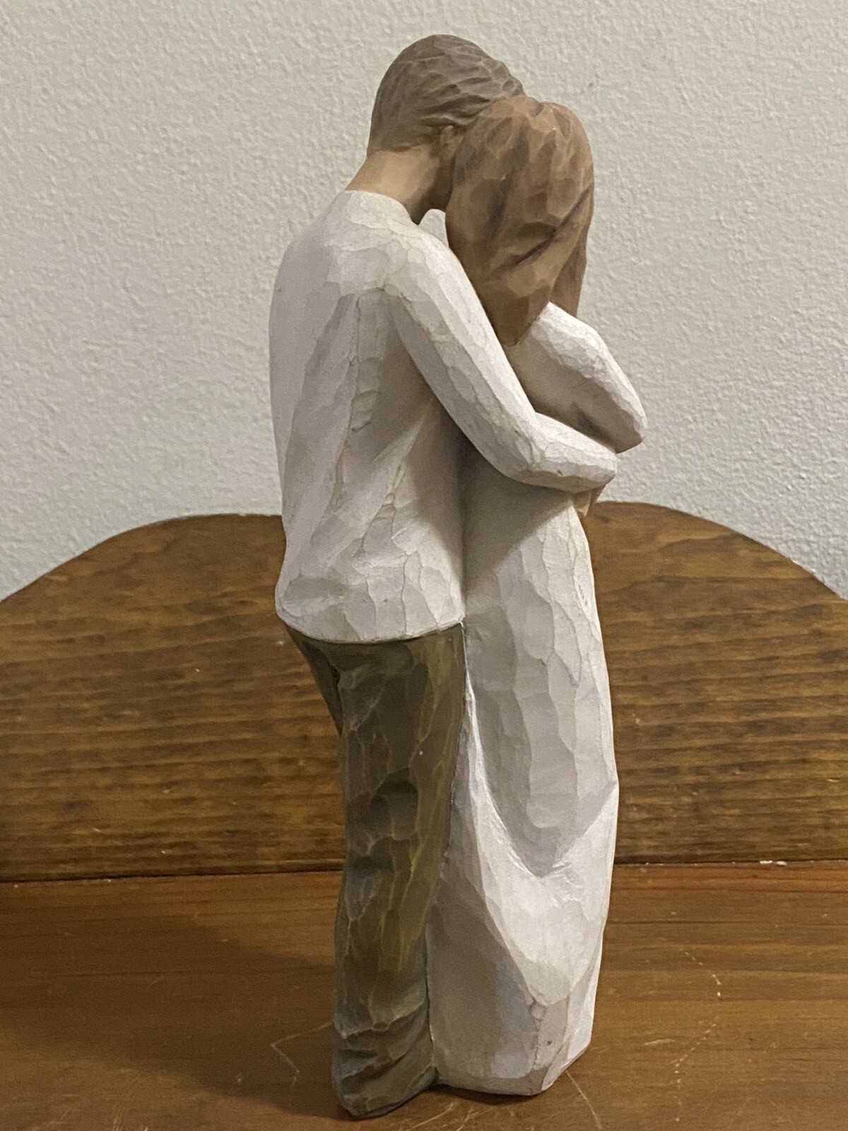 Willow Tree ” Together ” Man & Woman Couple Susan Lordi Hand-Painted Figurine 9″