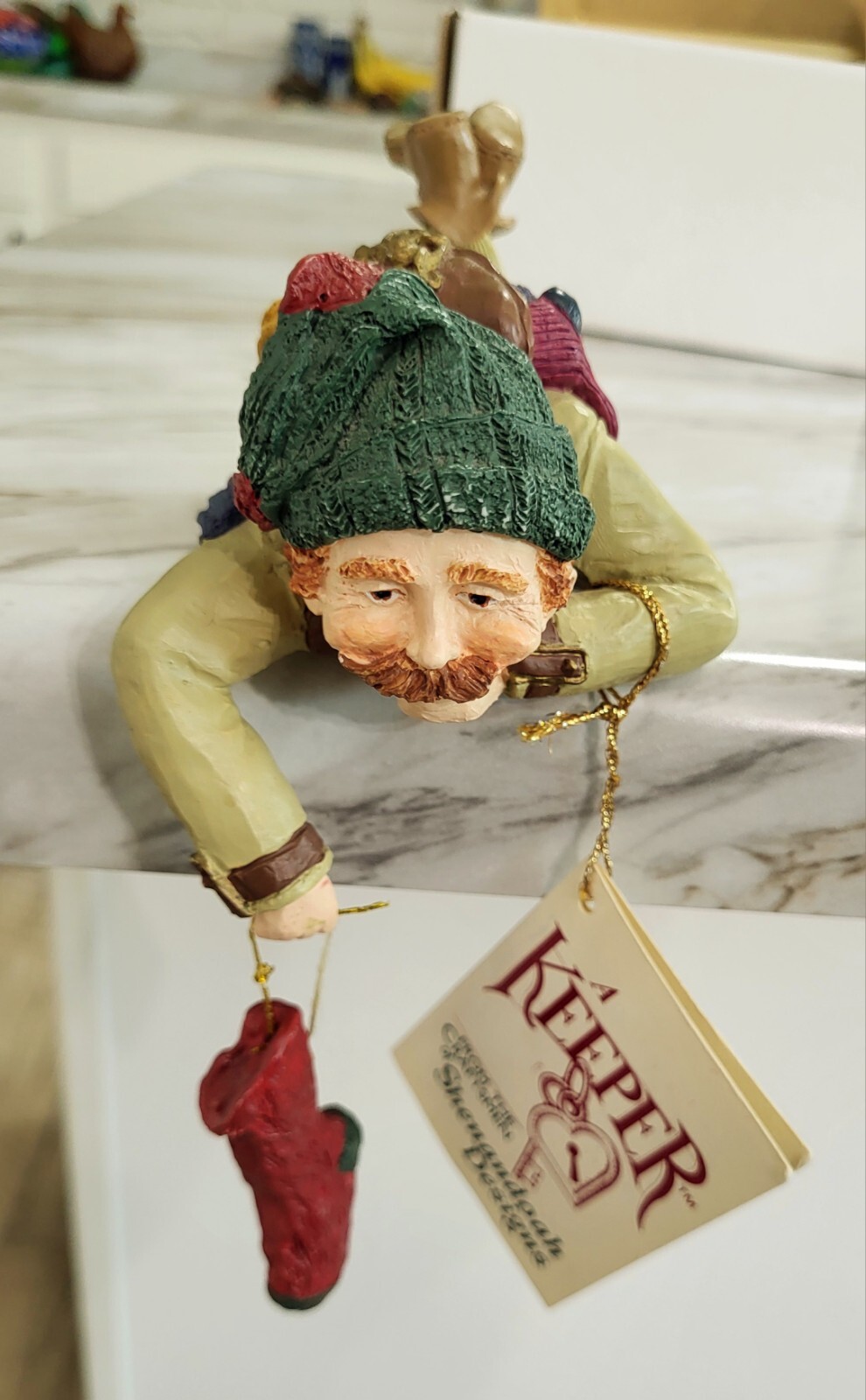 The Keeper of the Laundry ~ Shenandoah Designs Collectible Figurine Shelf Sitter