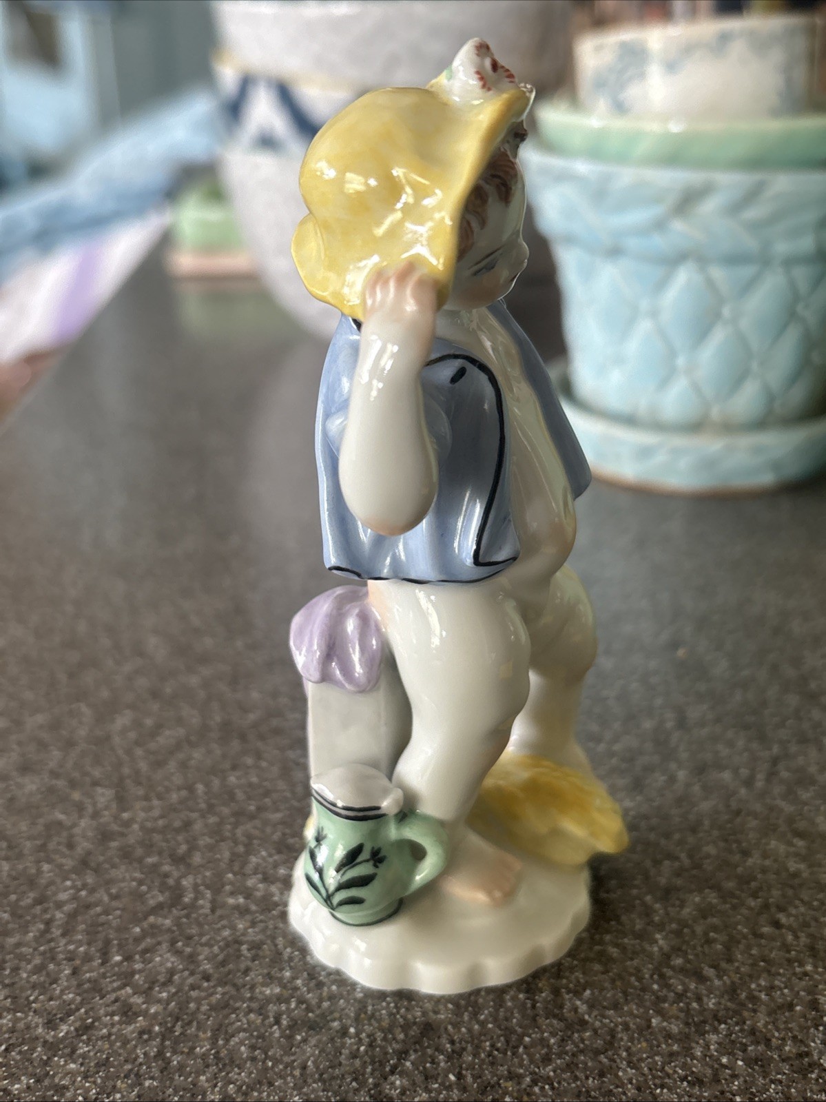 Antique Figurine Augarten Wien Porcelain Nude Putto Porzellan Vienna Austria
