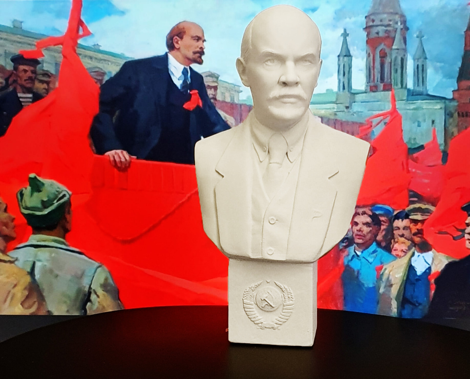 Lenin A Unique Handmade Original 12cm Resin Figure USSR