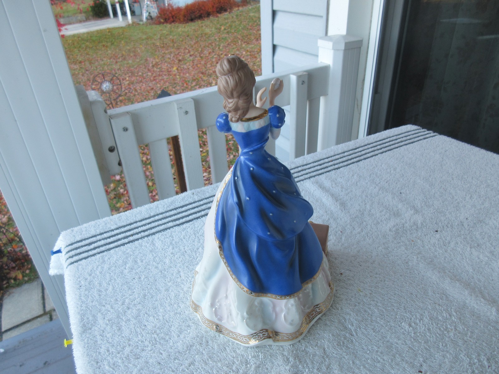 HANDCRAFTED~~LENOX~~[ 2011 CRYSTAL CHRISTMAS PRINCESS ] 9″ SCULPTURE~~GORGEOUS!