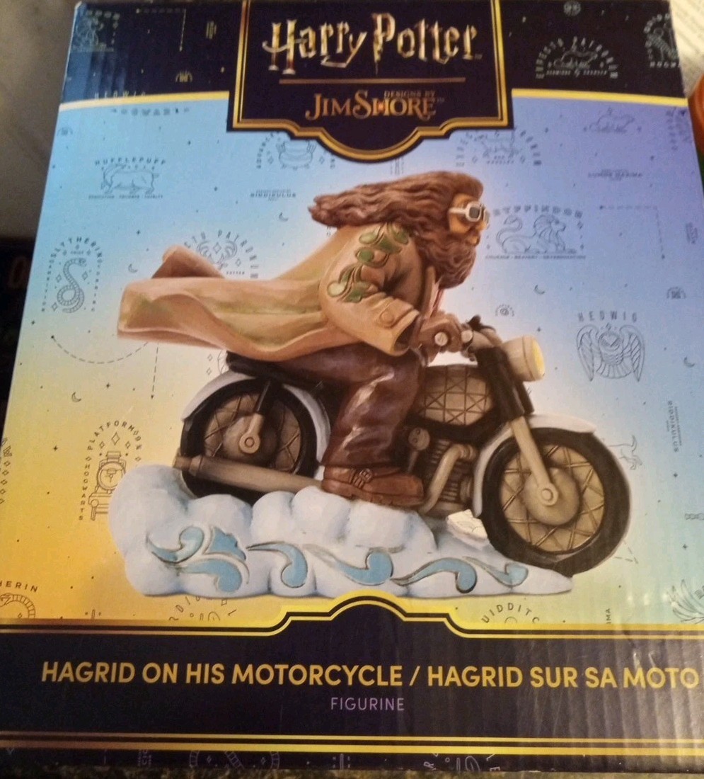 Jim Shore HAGRID ON BIKE Harry Potter FIGURINE-GUARDIAN IN THE SKY 6016704 NEW