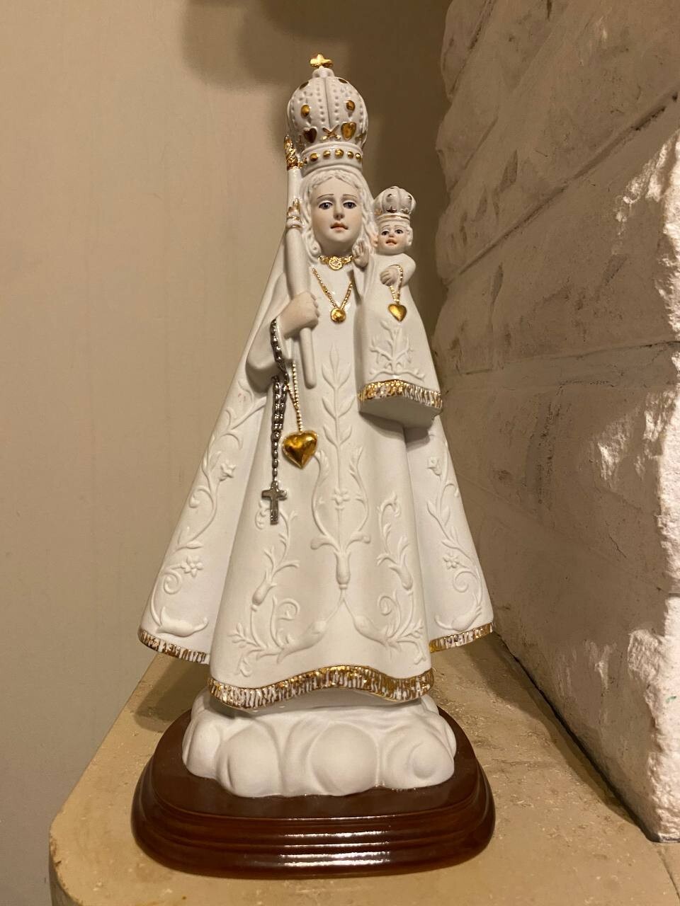 Blessed Virgin Mary & Baby Jesus Figurine – Madonna and Child Statue