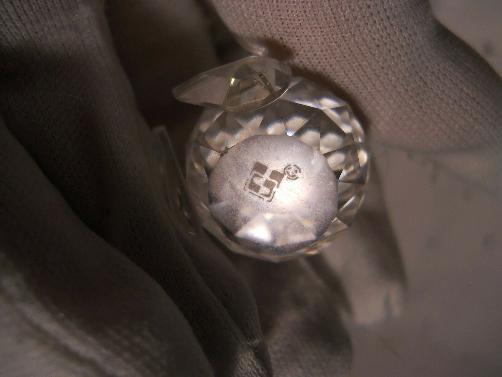 Swarovski® signed SC crystal 1.25″ Mini Bear Figurine Max Schreck 7670 NR 32