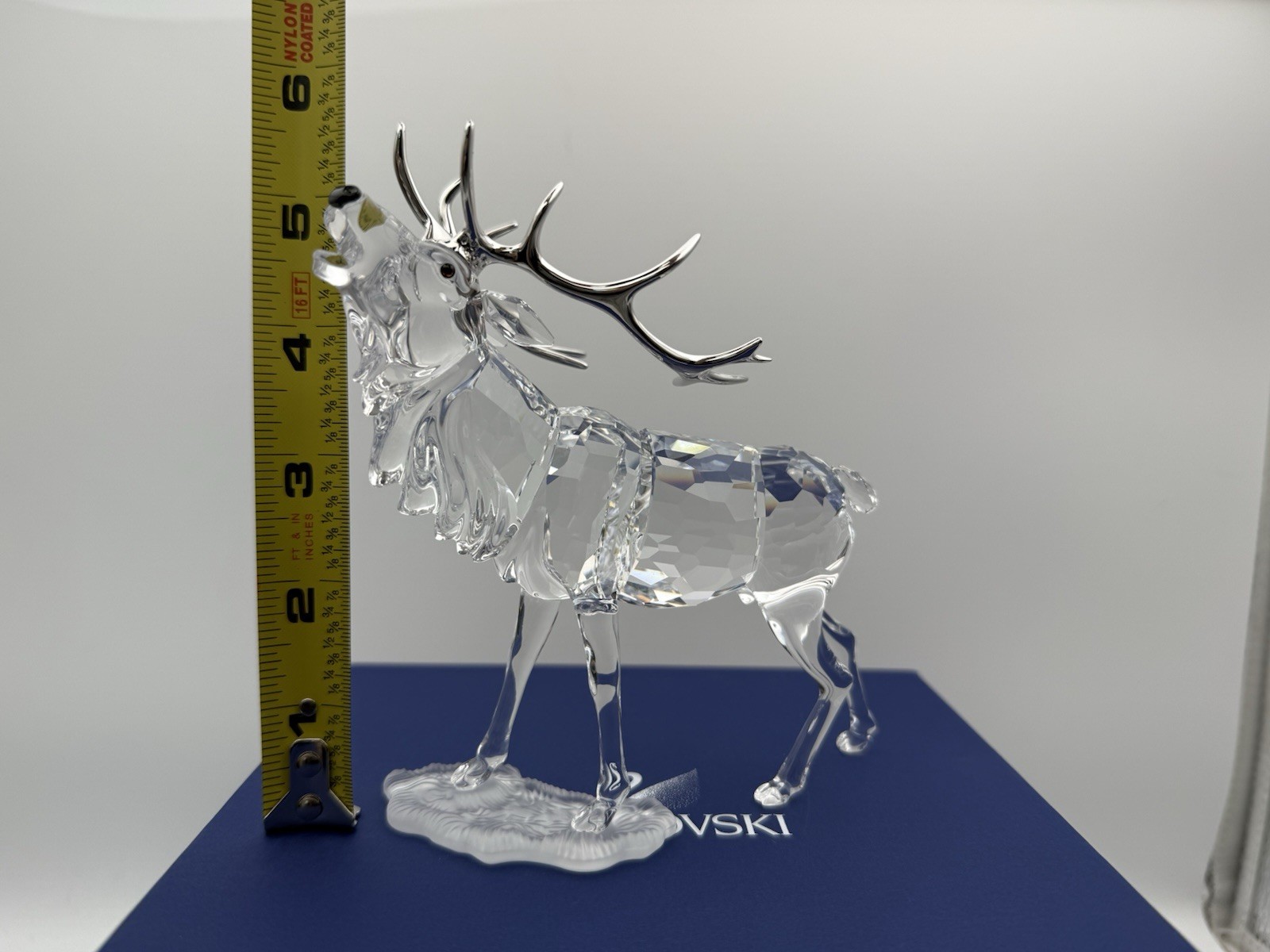 SWAROVSKI CRYSTAL STAG, #291431, RETIRED, WITH BOX- EXCELLENT CONDITION