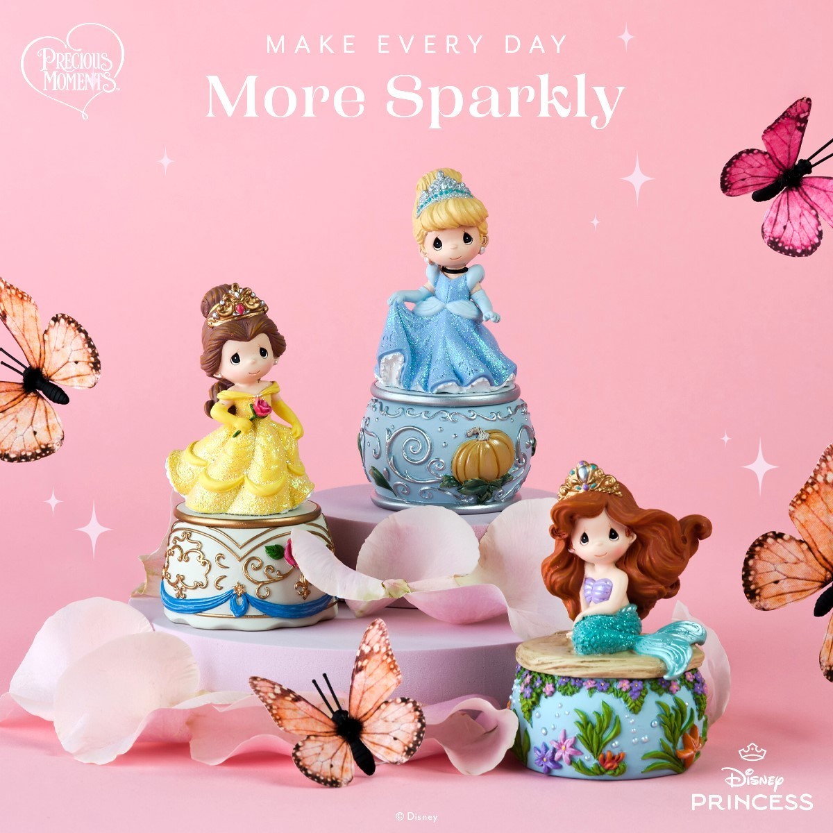 ❦ New PRECIOUS MOMENTS DISNEY Trinket Box URSULA Little Mermaid Villain Figurine