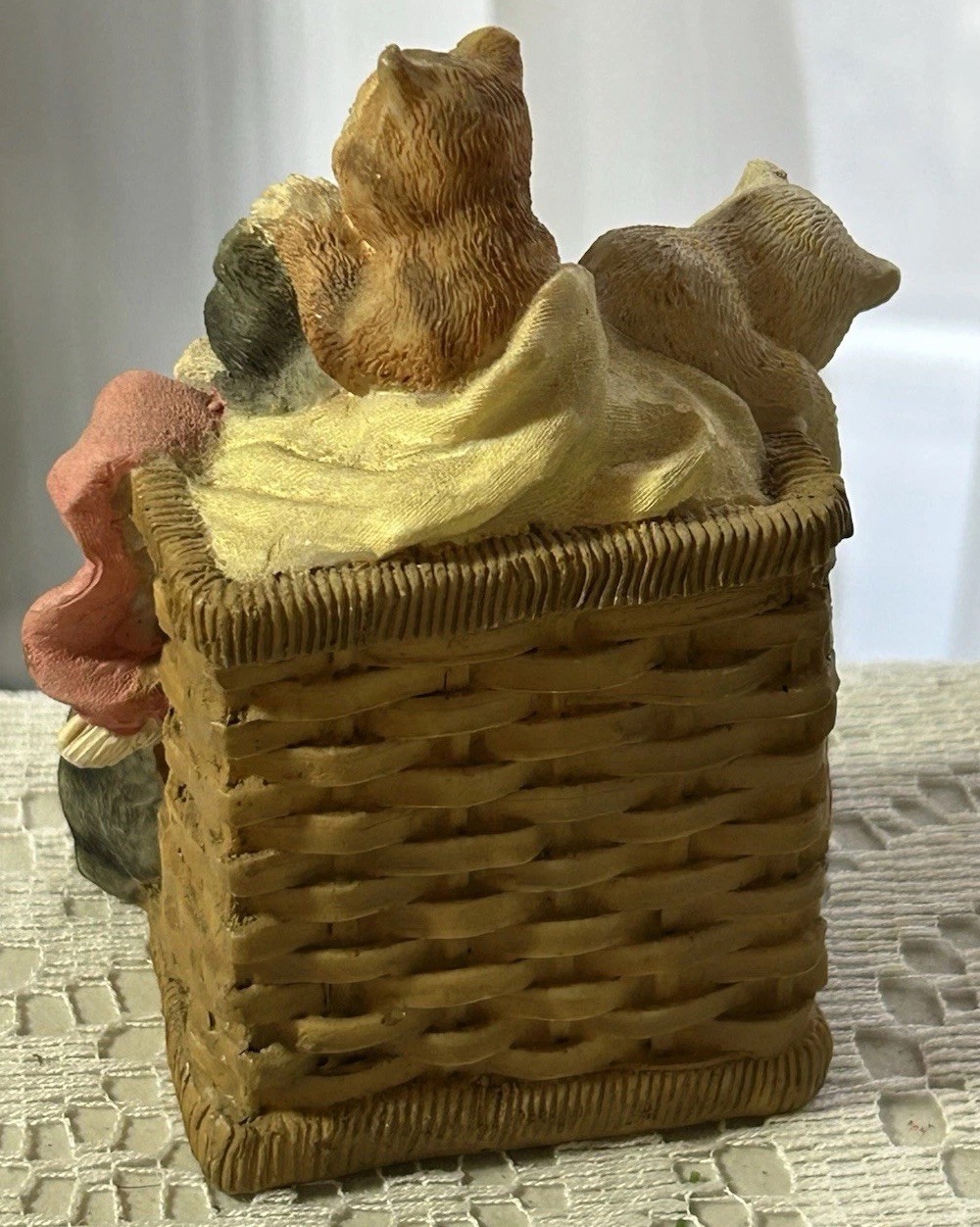 Cat Kittens “MY FAVORITE THINGS” Knick Knack By San Francisco Music Box Co