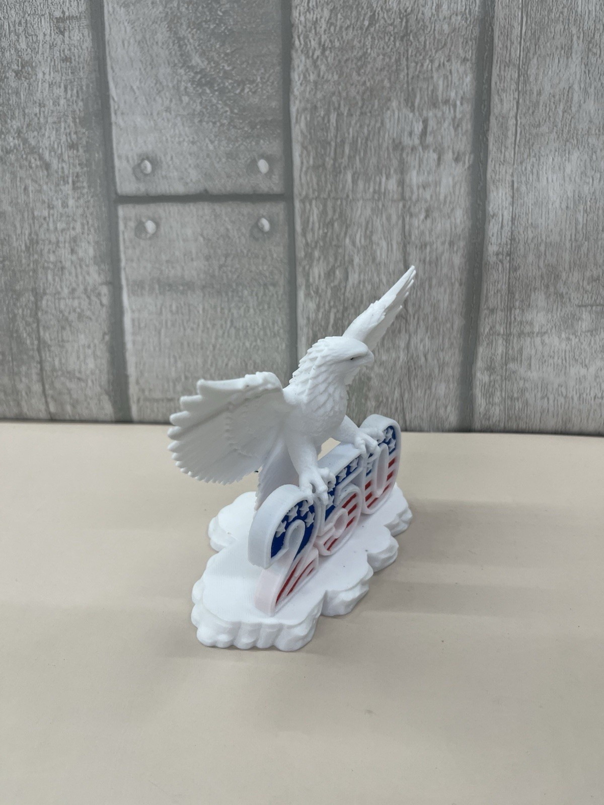 Eagle America 250 Birthday Eagle Figurine White