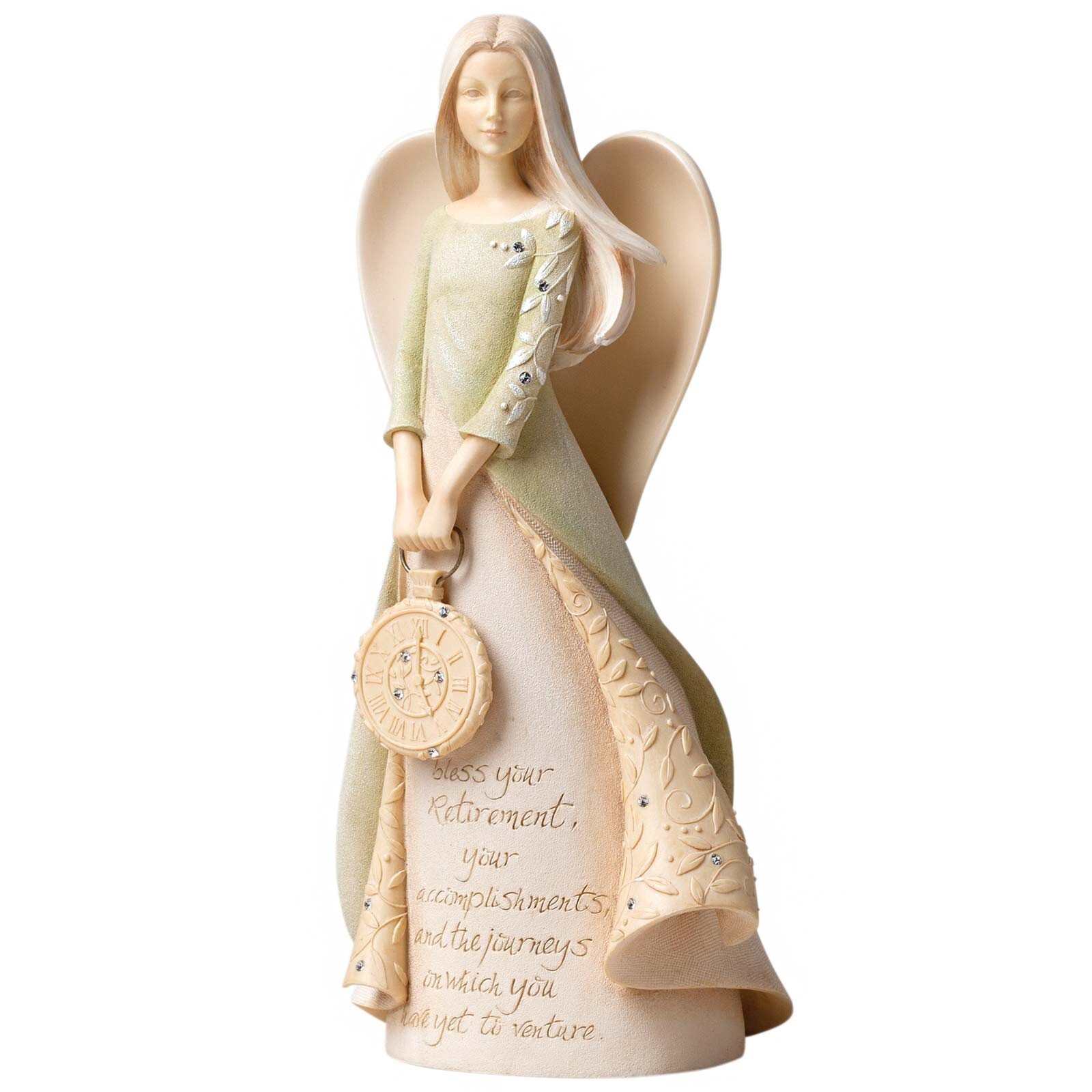 Foundations Bless Your Retirement Angel Figurine 4036736 New
