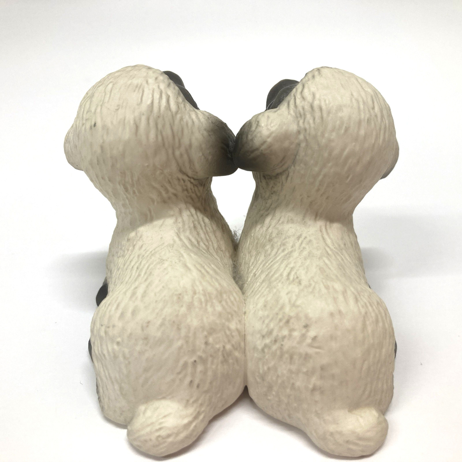 Harvey Knox Kingdom Ceramic Hand Painted Twin Baby Lambs Figurine