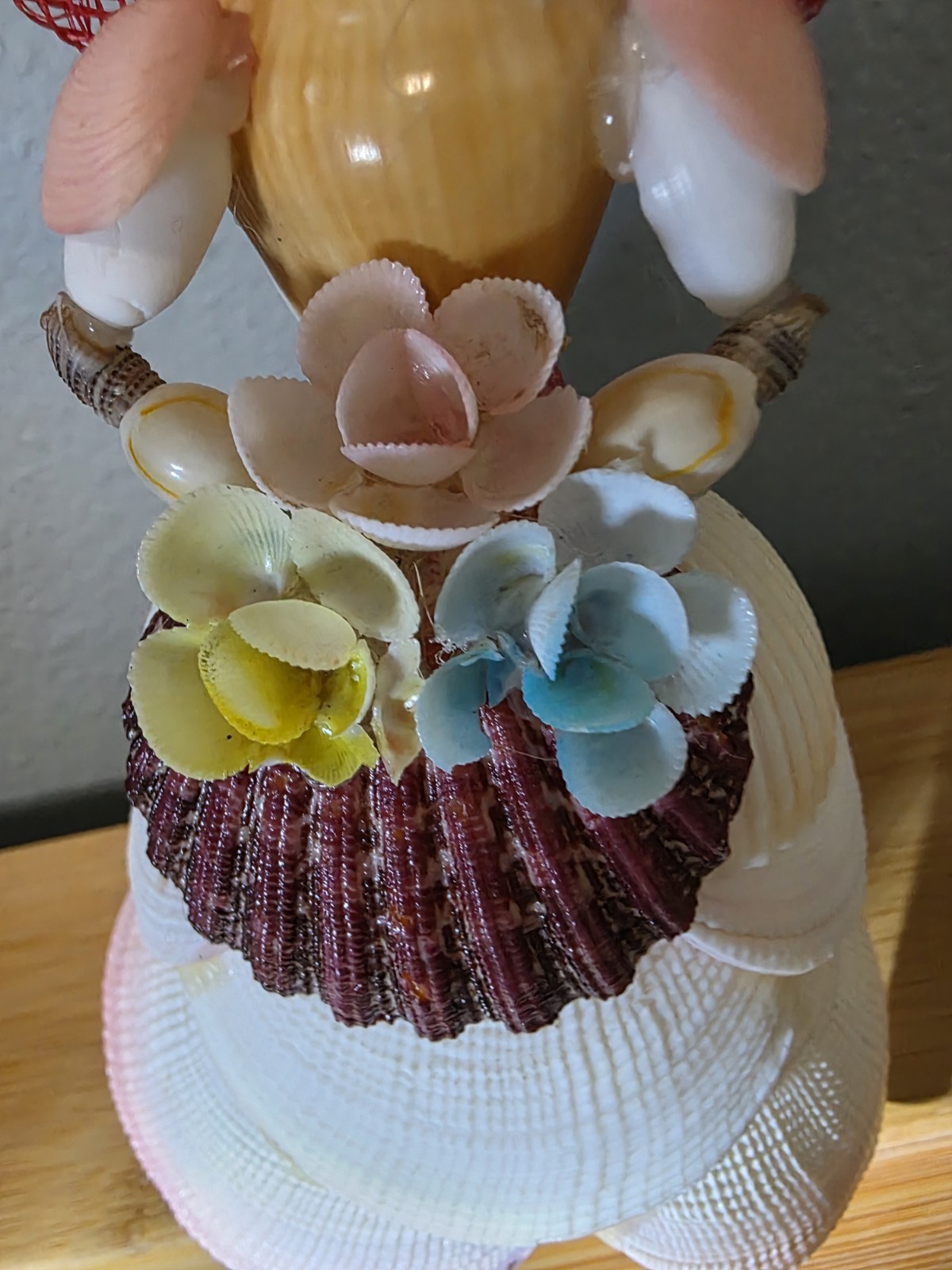 Vintage Sea Shell Southern Belle Doll Handmade Atlantic Coral St. Augustine FL