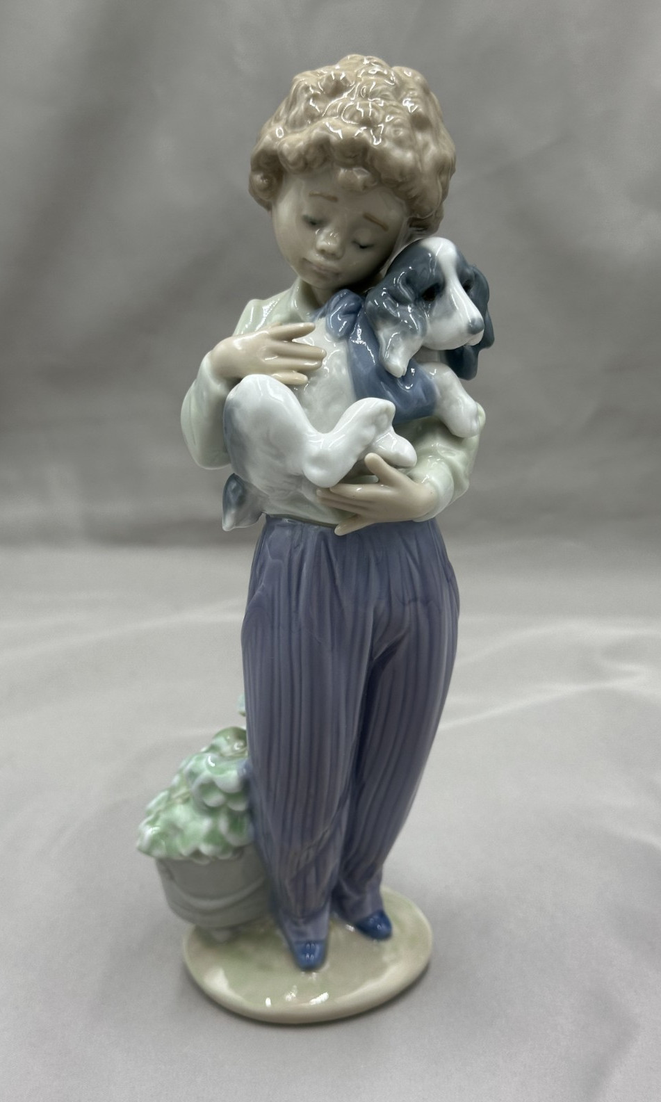 LLADRO My Buddy BOY with PUPPY DOG 1989 Collector’s Porcelain Figurine 7609