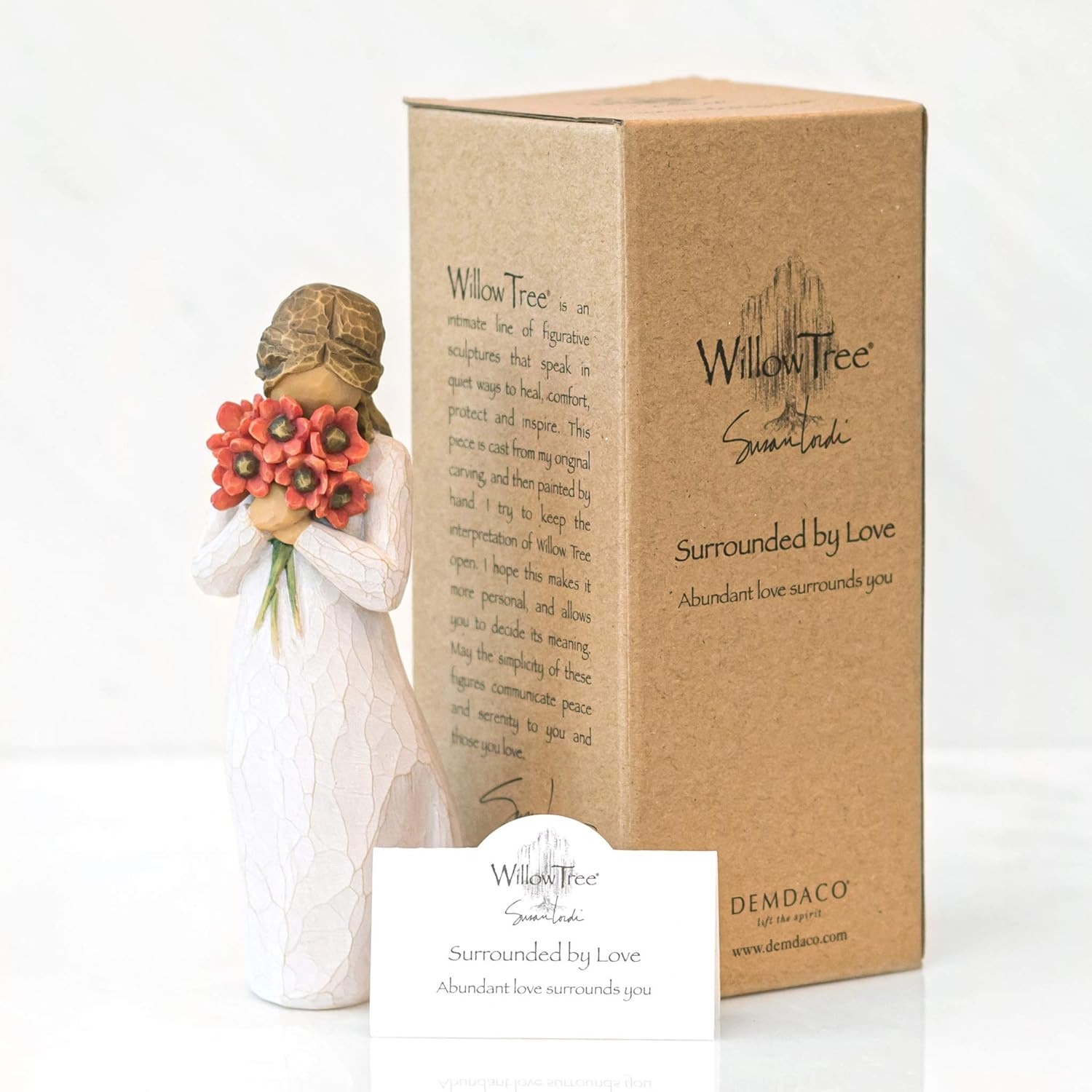 Surrounded by Love, Sculpted Hand-Painted Figure