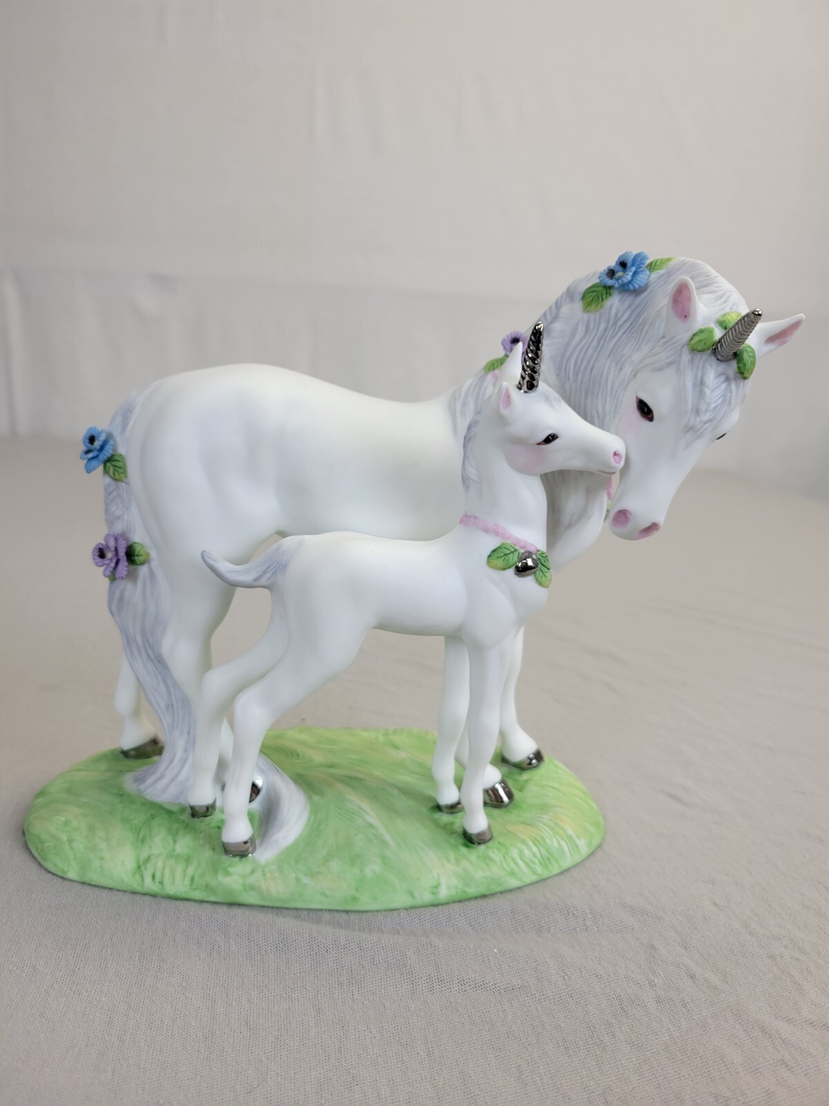 Lenox Princeton Gallery Loves Devotion Unicorn 1990 Mom And Baby