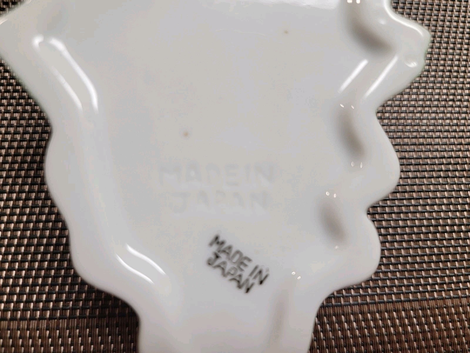 Vintage Swan Cattails Porcelain Wall Pocket Planter MCM Japan Made