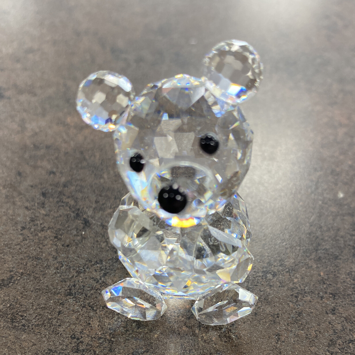 Swarovski Crystal Small, 1.75 Inch, Sitting Teddy Bear Figurine