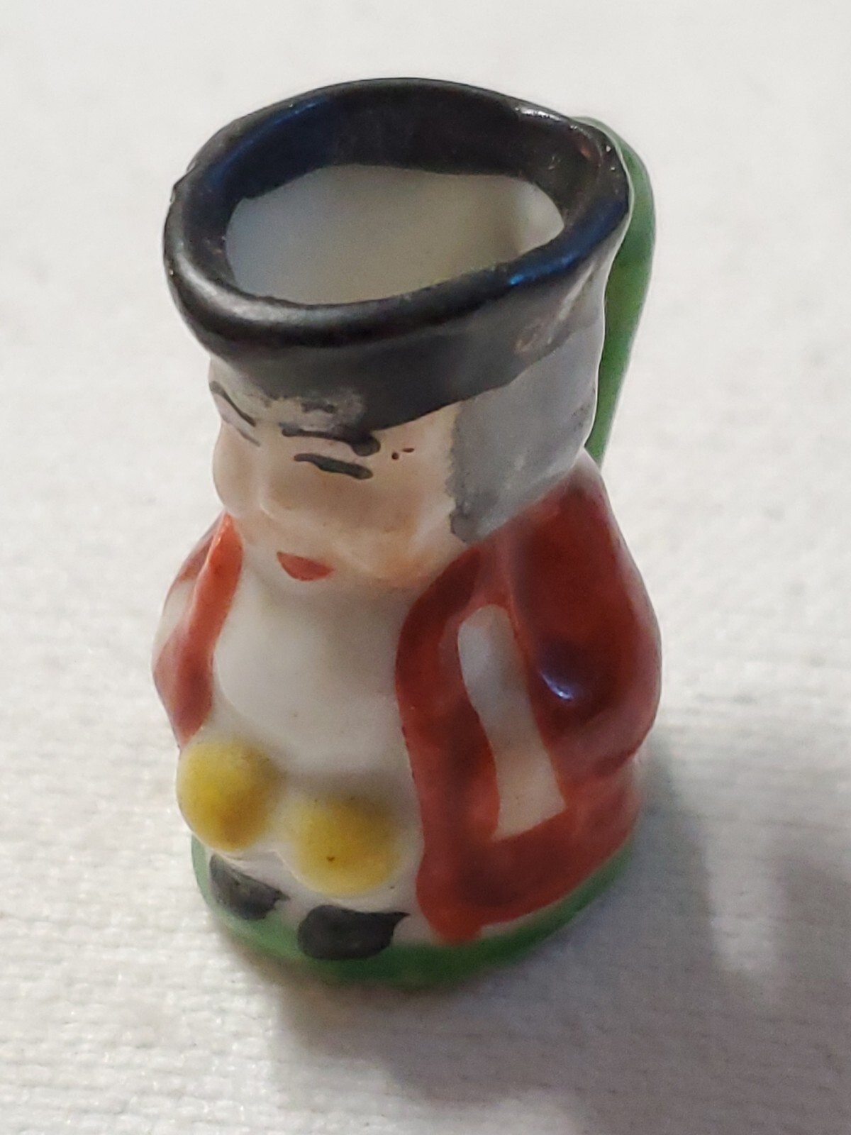 Vintage Mini Toby Jug Mug 1 3/8″ Tall