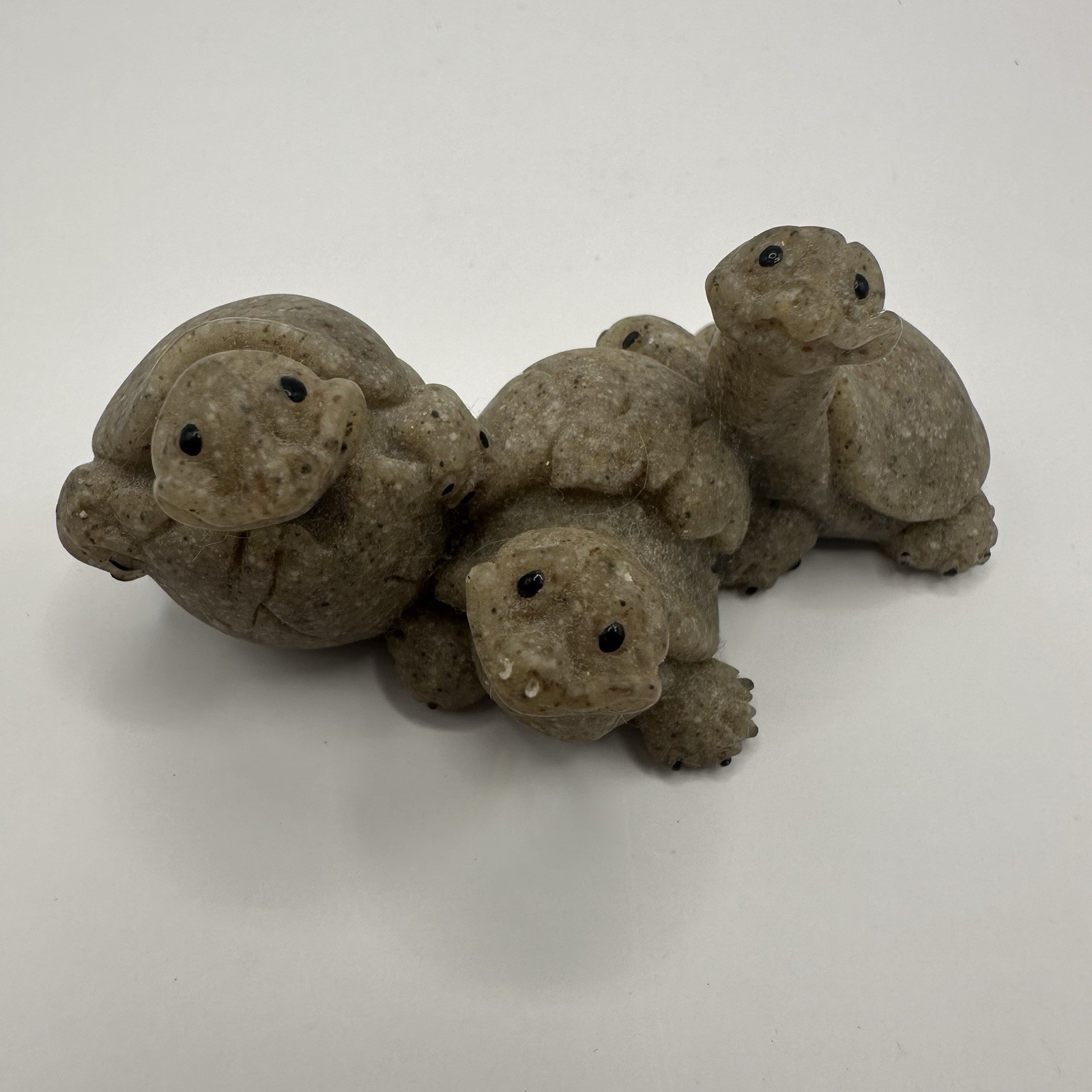Quarry Critters Tres Amigos 3 Mini Turtles 2000 Tortoise Figurine Second Nature