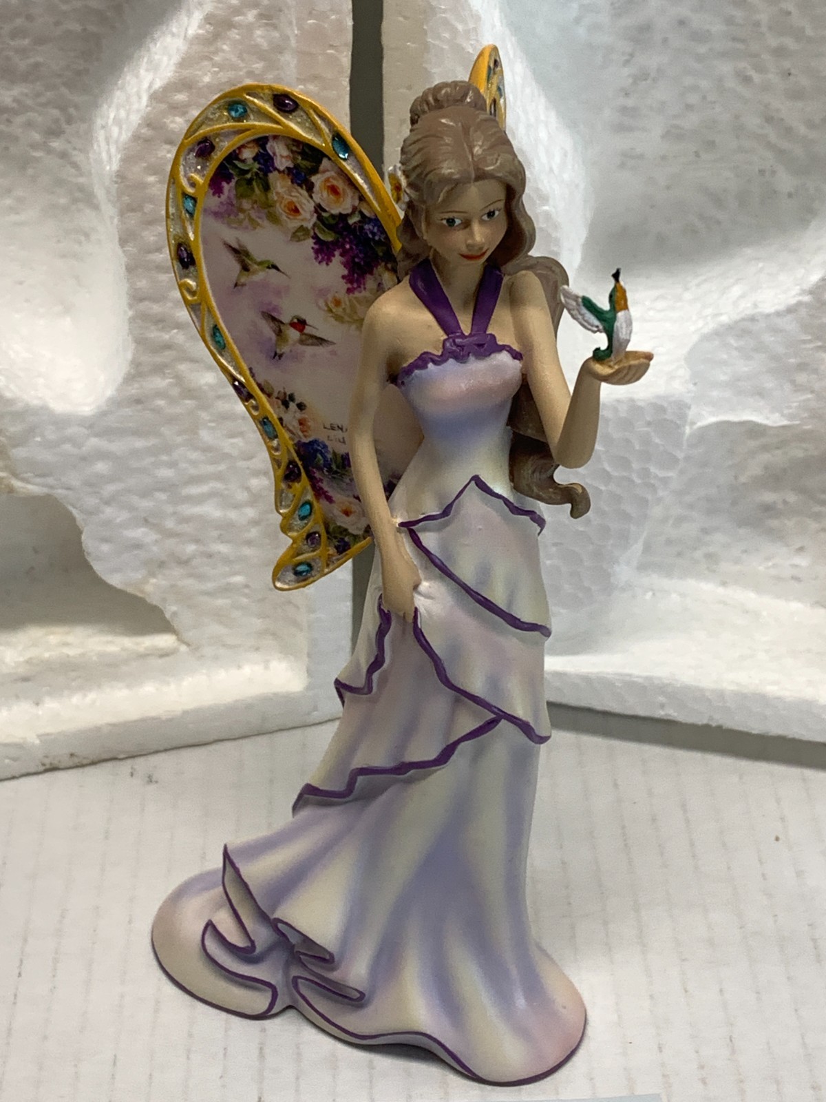 LENA LIU, ANGEL OF CAPTIVATING GRACE ANGEL FIGURE. W/COA NICE