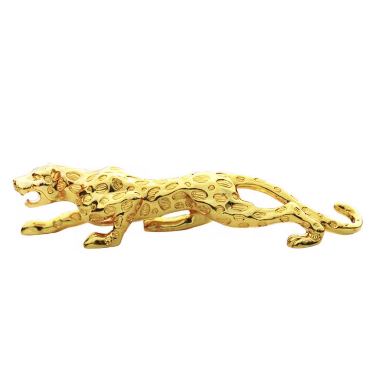 Luxury Gold Leopard Statue