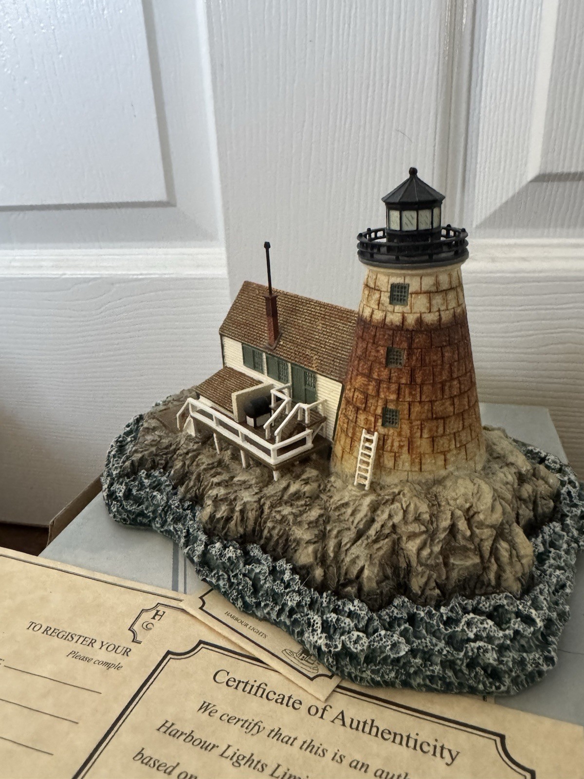 RARE Harbour Lights SADDLEBACK LEDGE, ME HL 397 Low #121/only 500 produced