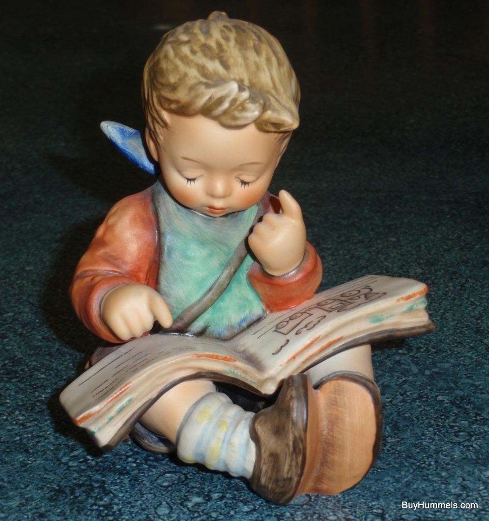 “Thoughtful” Goebel Hummel Figurine #415 – Little Boy Reading A Book CUTE GIFT!