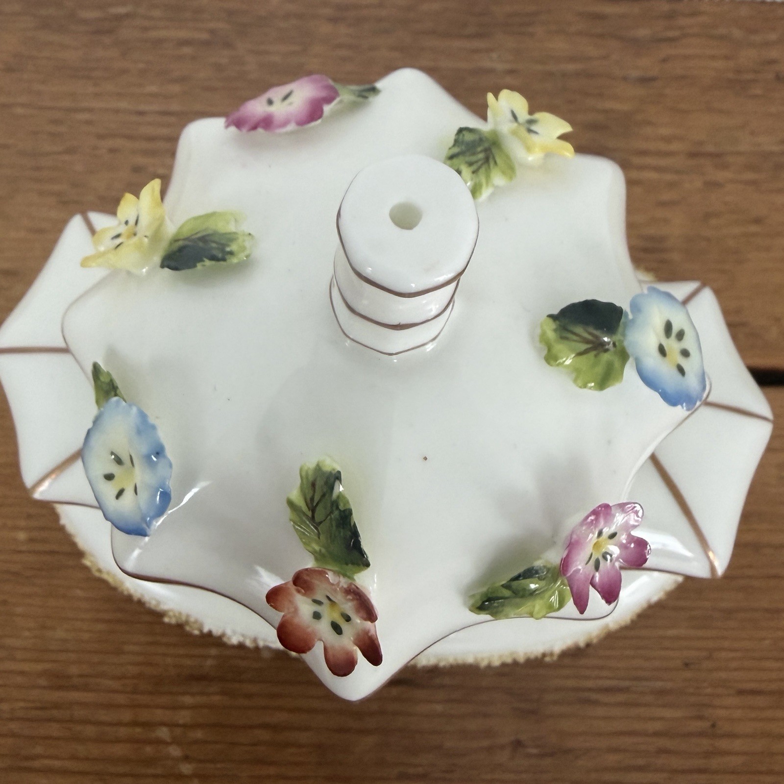 Coalport Porcelain THE PARASOL HOUSE Fine Bone China Pastille Burner England