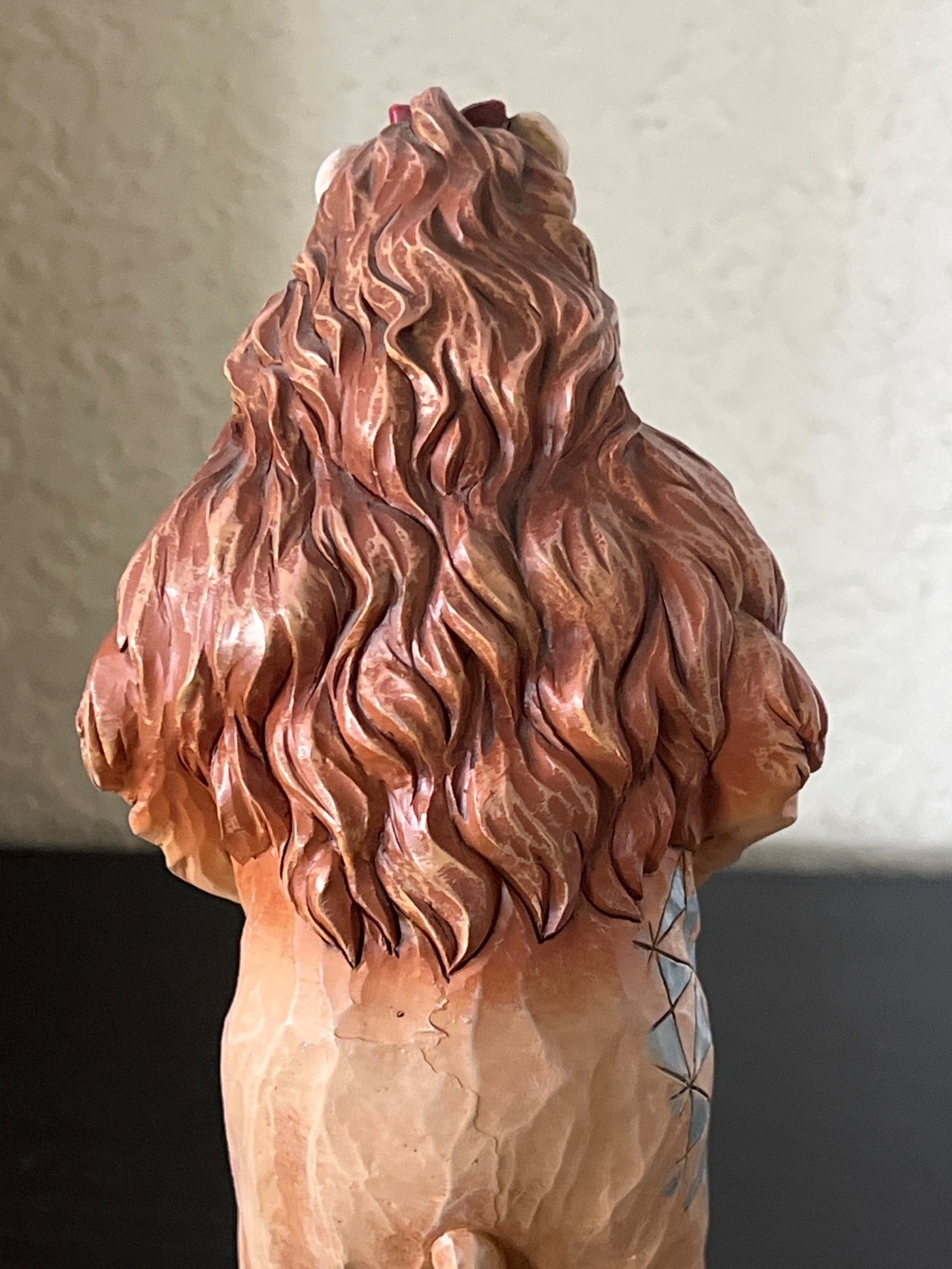 Jim Shore Wizard of OZ Cowardly Lion BETTER WAIT FOU YOU OUTSIDE 4031512 NEW+BOX
