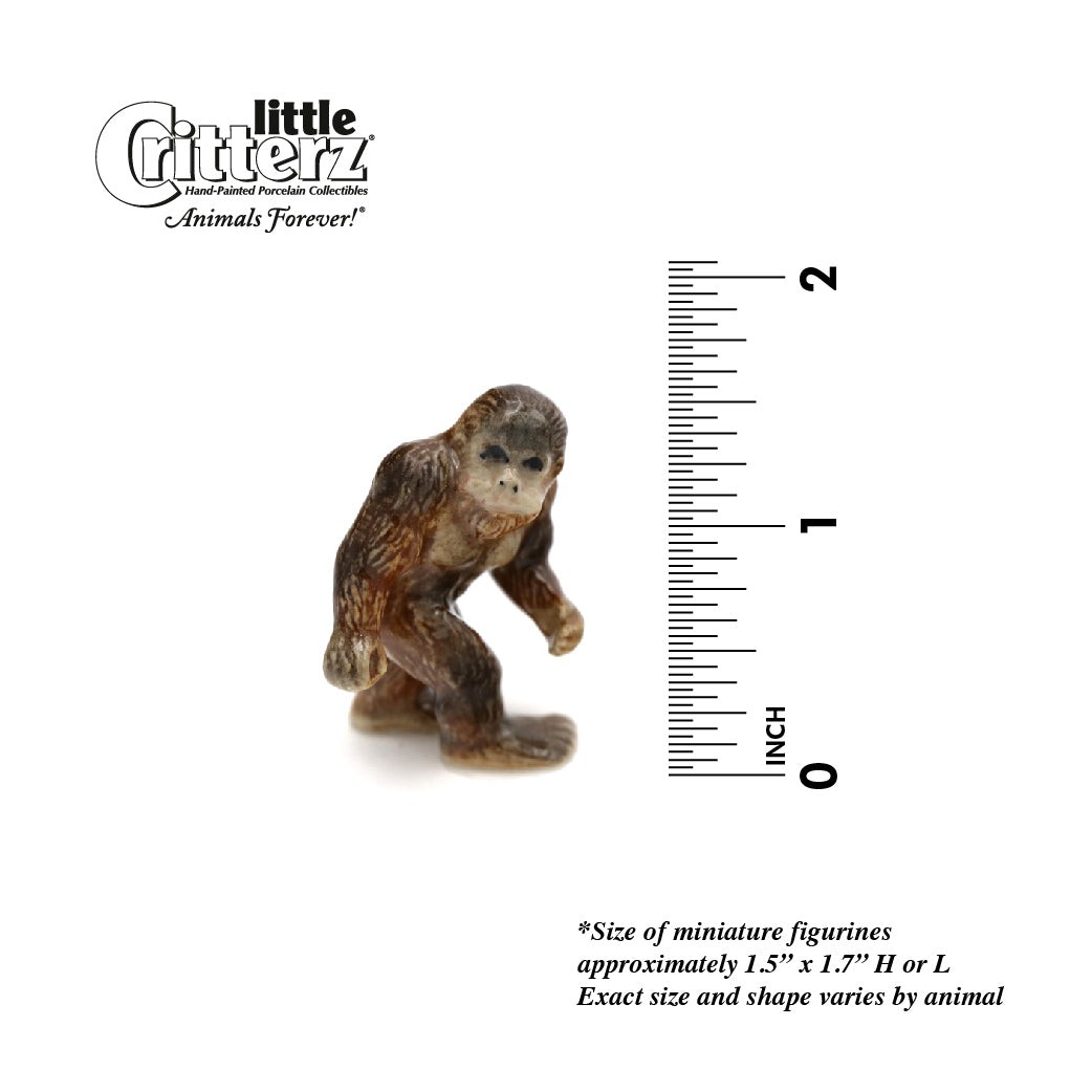 Little Critterz Cryptozoology Sasquatch “Bigfoot” – Miniature Porcelain Figurine