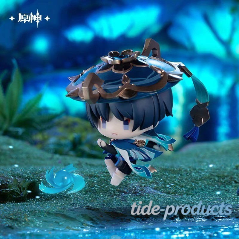 miHoYo Genshin impact Scaramouche Wanderer Chibi Figure Doll Toy Official Goods