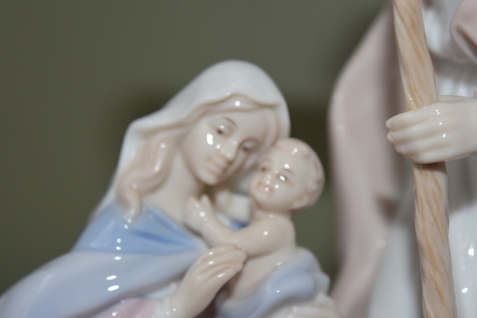 Holy Family Virgin Mary St. Joseph Baby Jesus Nativity Roman Figurine Valencia