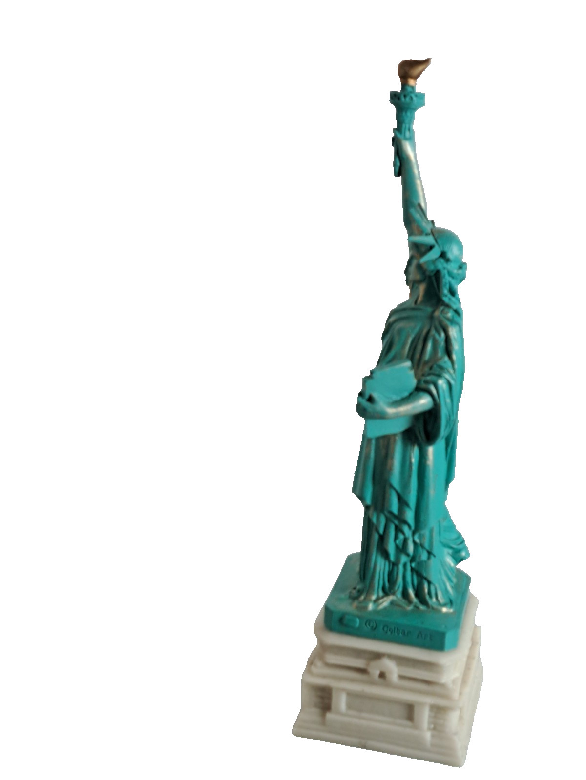 VTG. Statue of Liberty 12″ Tall Wang Ji da New York Colbar Art Inc.
