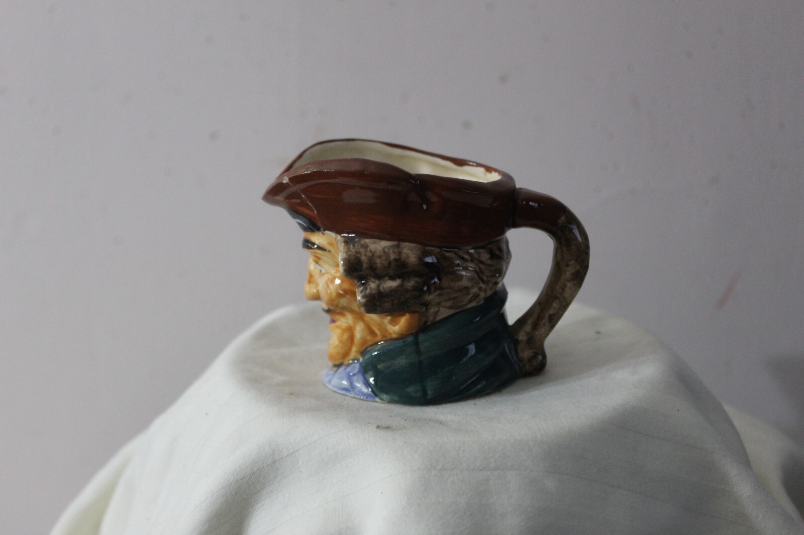 Toby Jug, Creamer, Pirate, Vintage, Occupied Japan, 4.50″ X 3″.