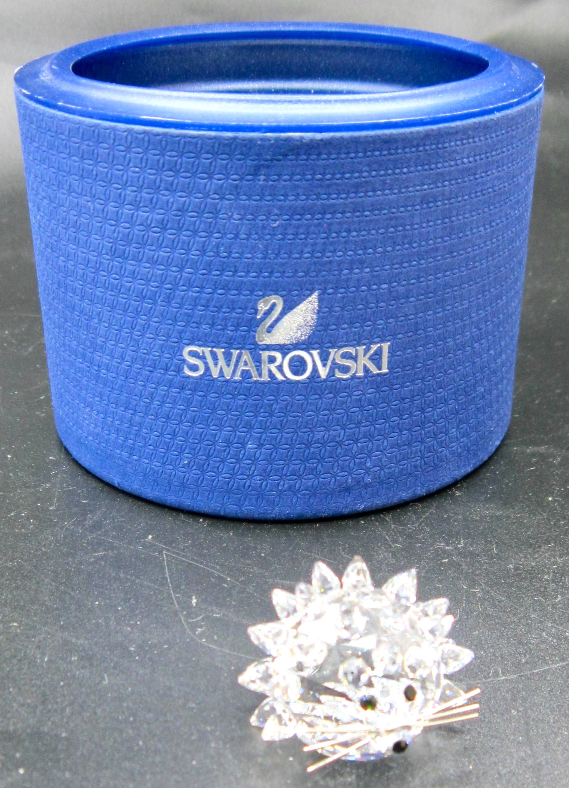 Swarovski Crystal Hedgehog Figurine 7606 (0.75 In.) w/ Original Box – Austria