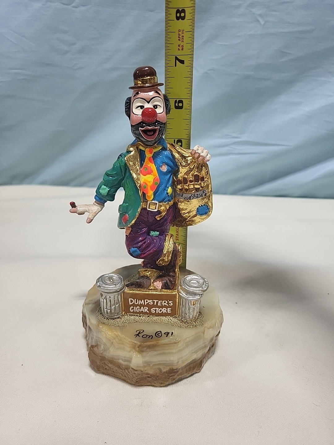 Ron Lee World Of Clowns, Dumpster’s Cigar Store Signed & #734/1500