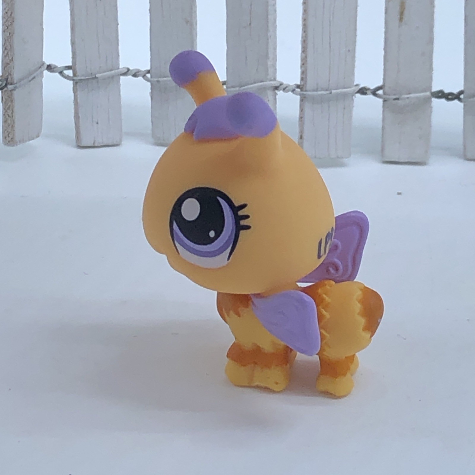 Littlest Pet Shop Yellow And Light Purple Bee #1307 Lps Pet