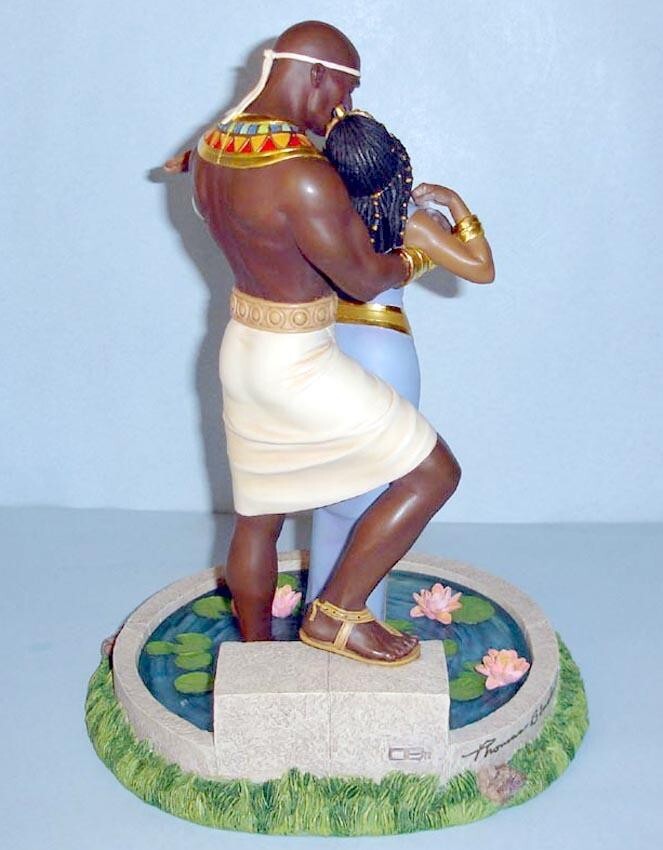 Lenox Blackshear THE SENSUAL KISS Ebony Visions Figurine Artist Proof 31/50 New