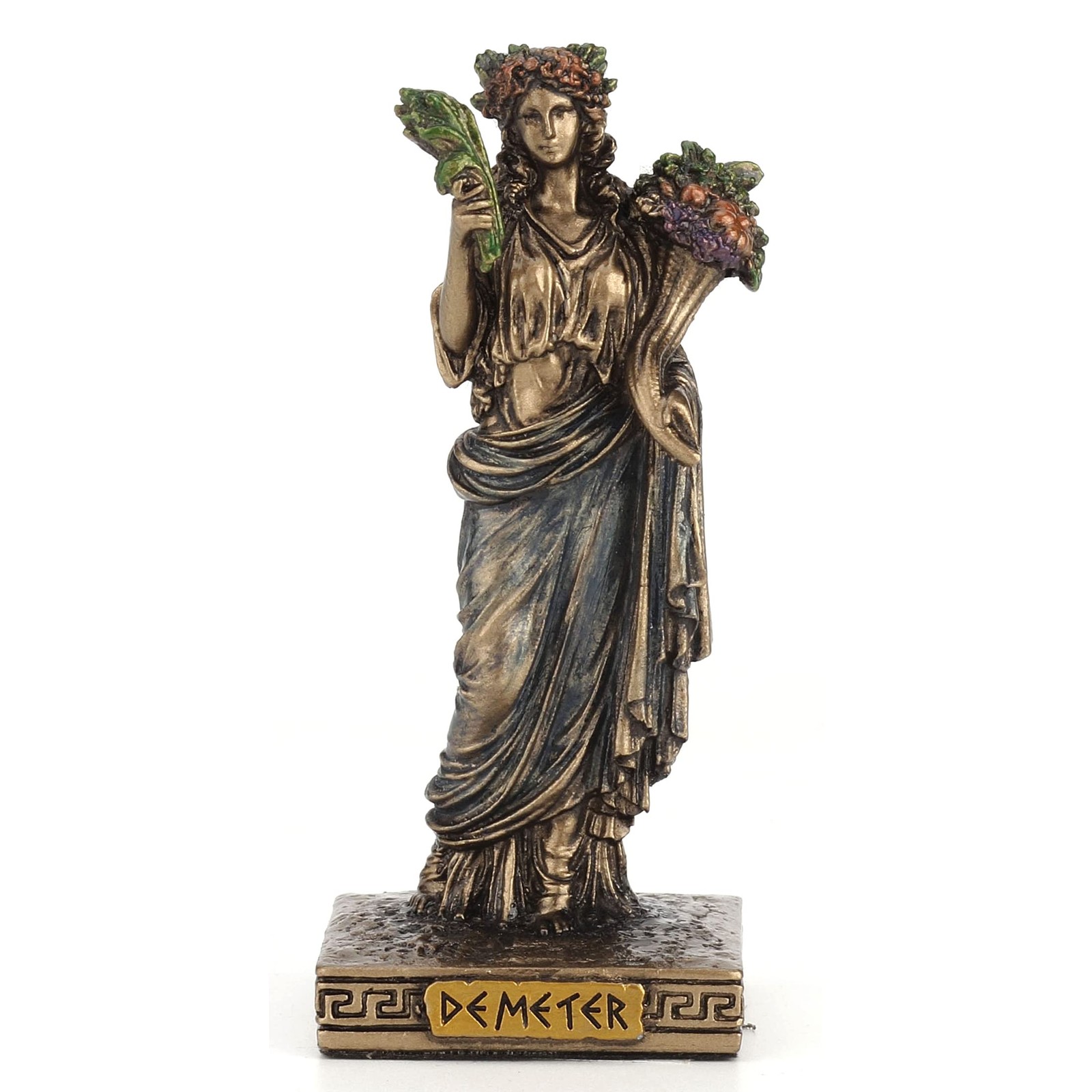 Veronese Design Greek Gods Miniature Figurine (Demeter, Bronze)