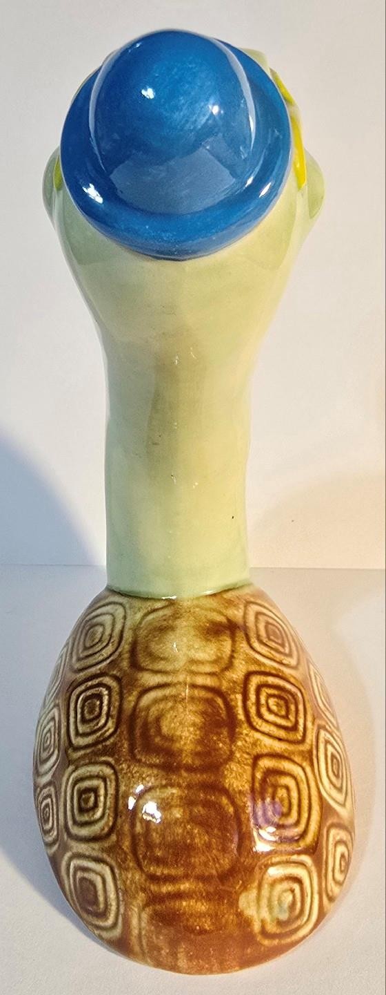Vtg. Whimsical Cute Snail Wearing Glasses Figurine 1976 HANDCRAFT STUDIO OHIO
