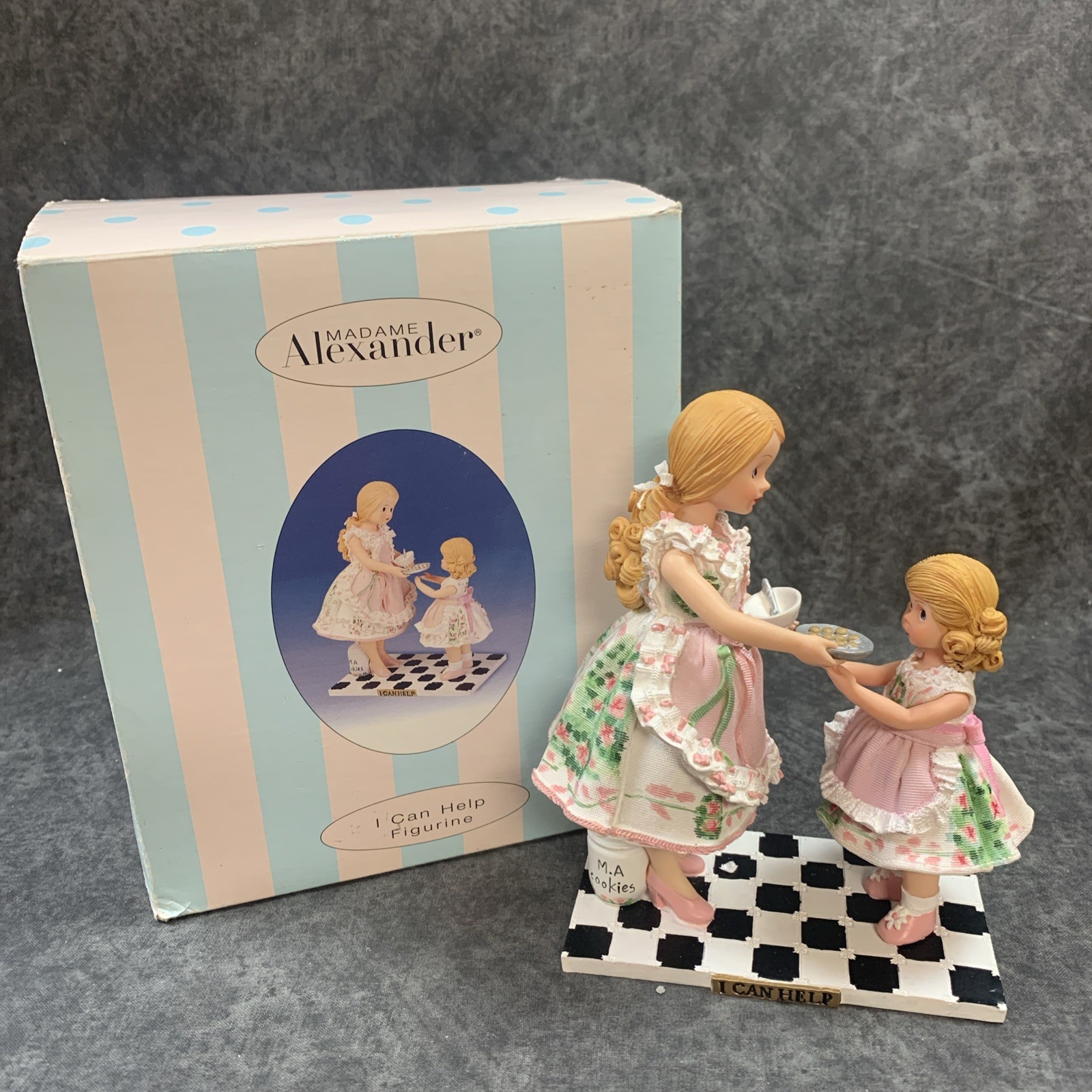 2000 Madam Alexander Figurine “I Can Help” Circa W/Box Classic Collectibles