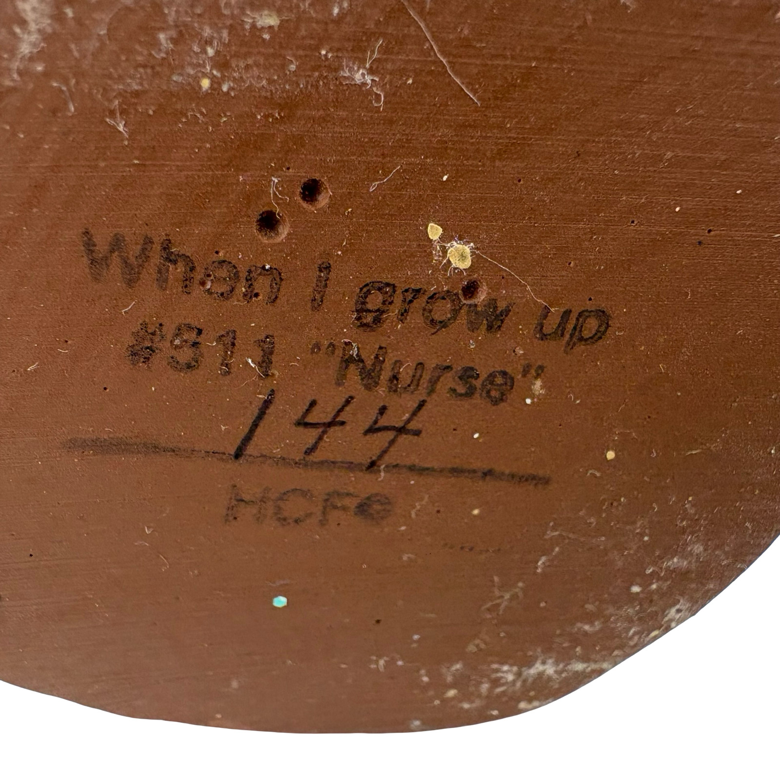 HCF African American Nurse Figurine When We Grow Up #511 VTG 1990 Made in USA