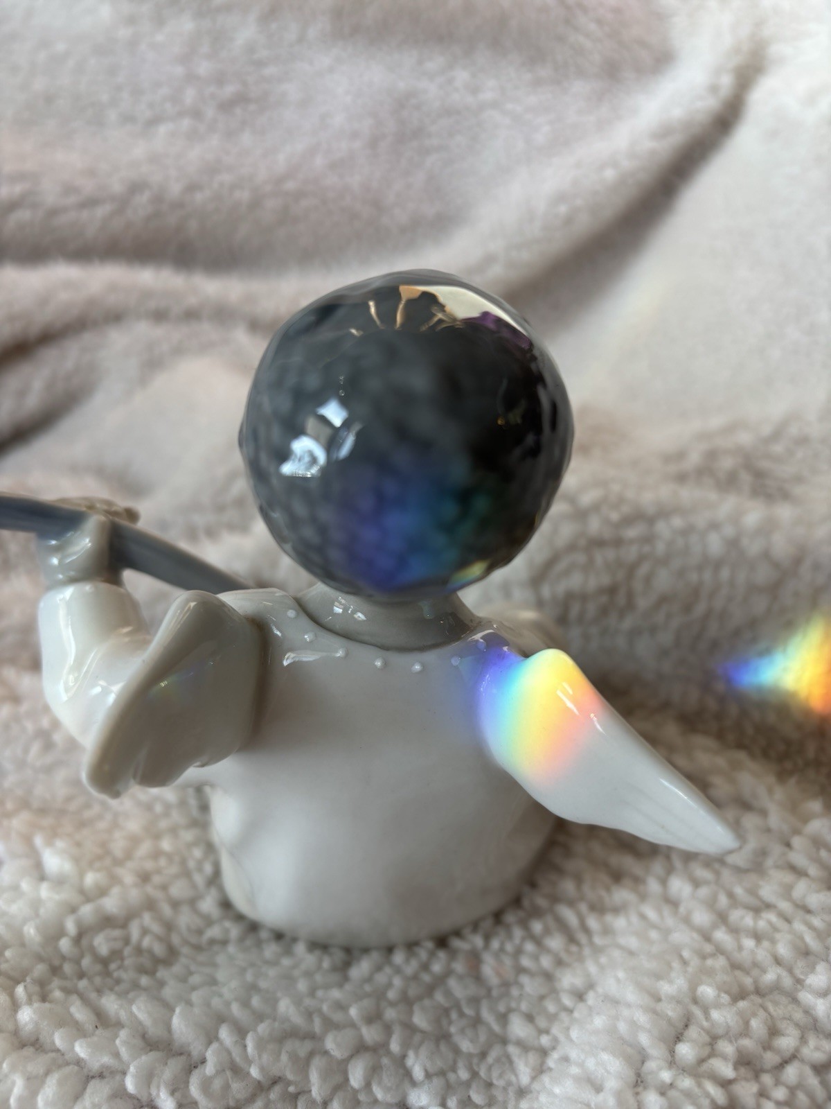 VINTAGE 1971-1974 Llardo Figurine Angel with Lute 01004537 *FREE SHIPPING*