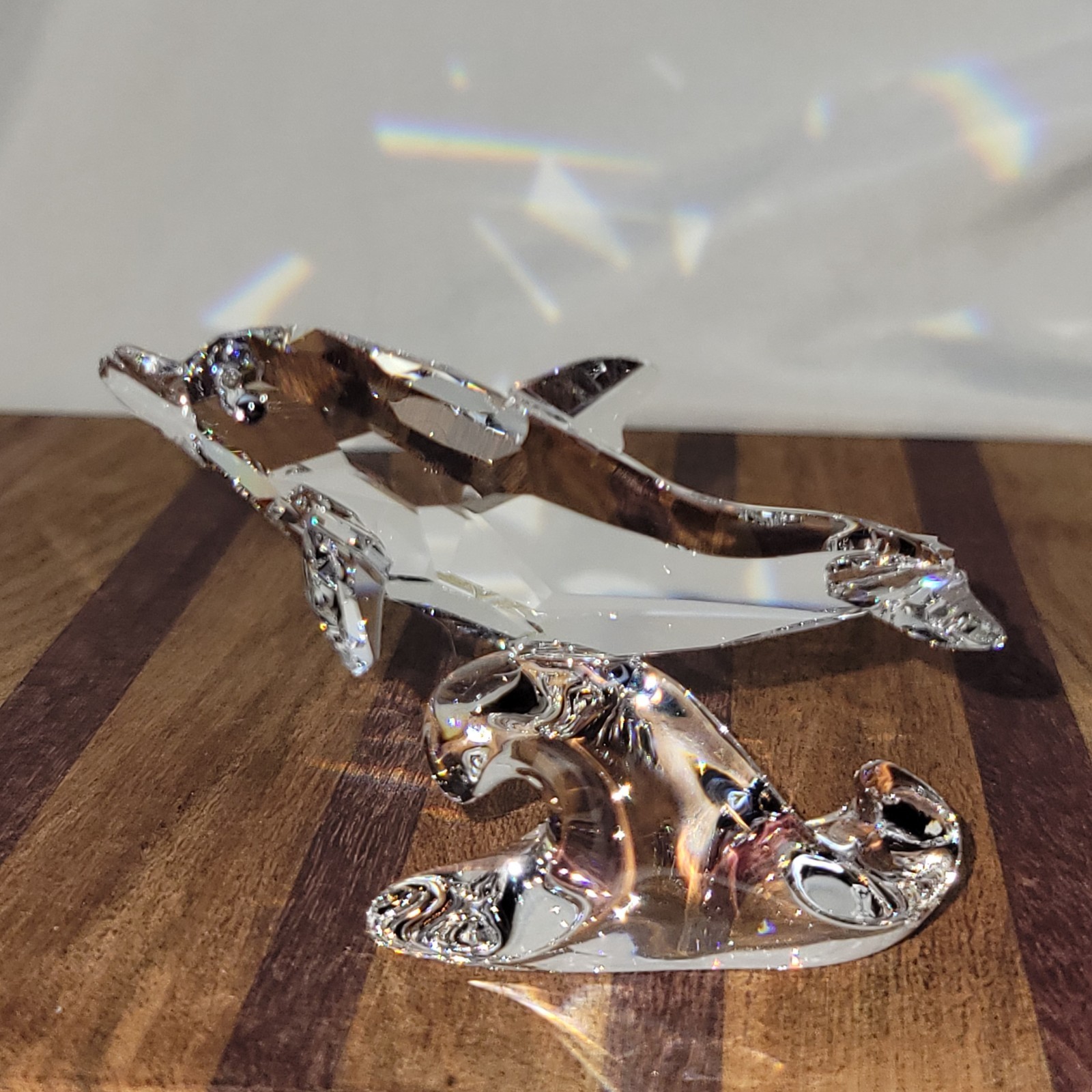 Swarovski Crystal Figurine Baby Dolphin #678507 No Box