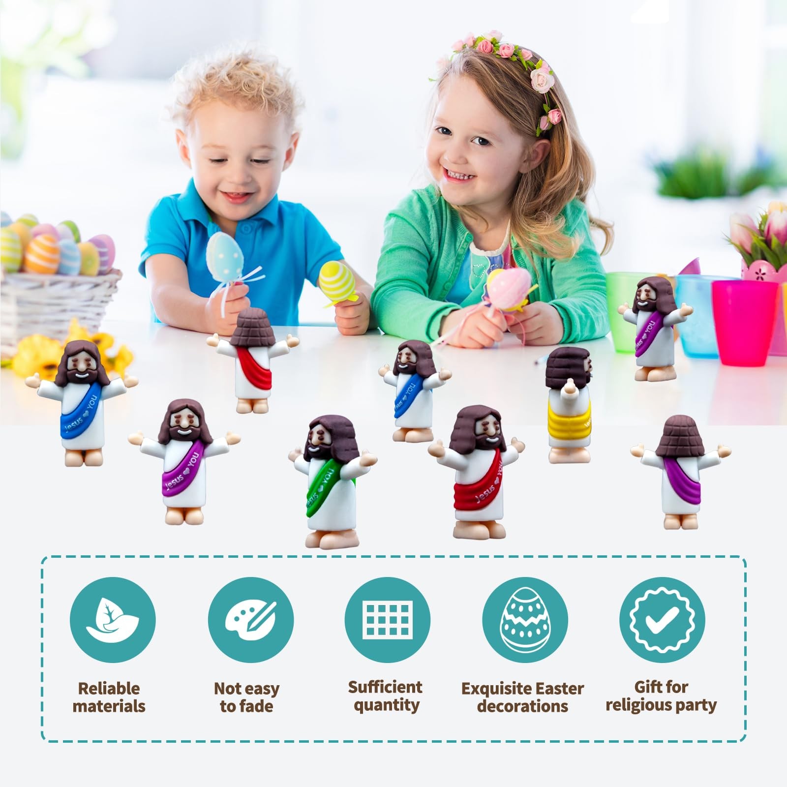 Little Jesus Figurines Mini Jesus Figures Pocket Jesus Religious Gifts for Ea…