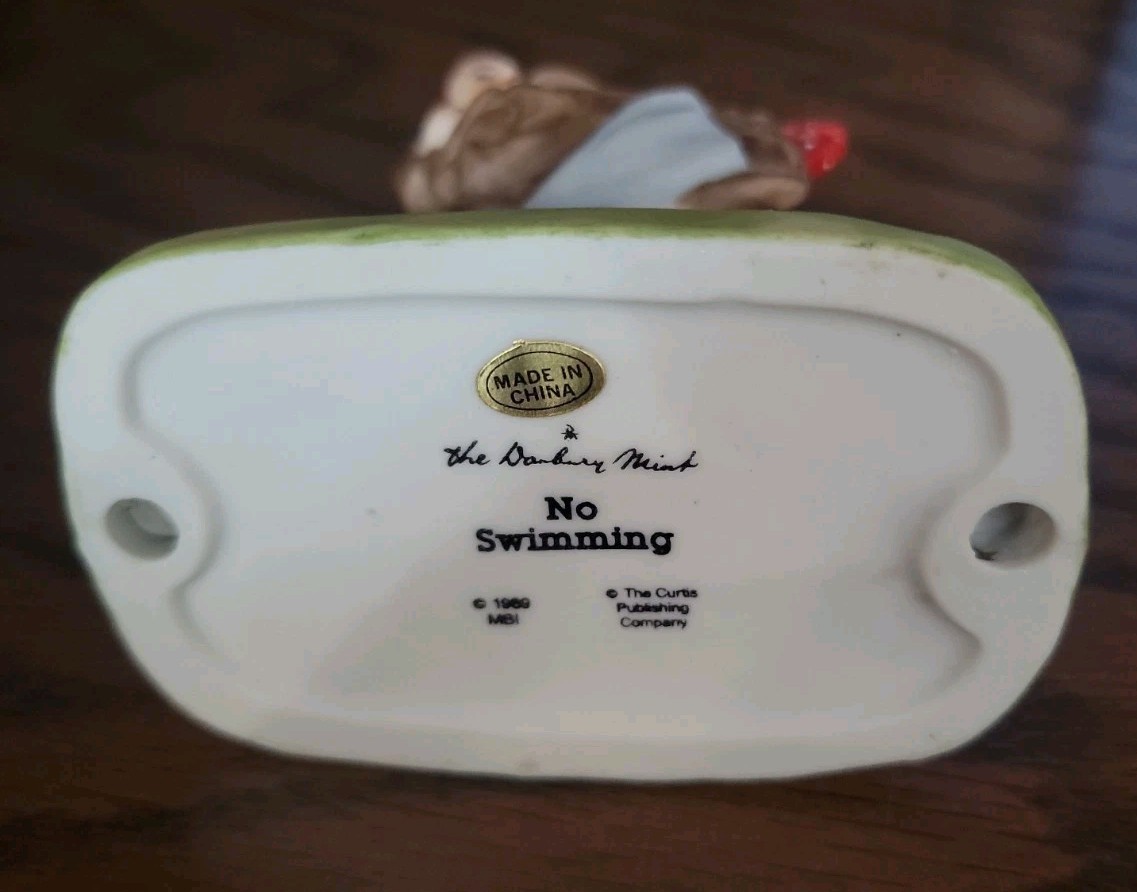 Norman Rockwell “No Swimming” Figurine